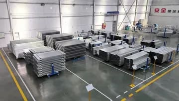 Interior view of the Valuno aluminum fence and gazebo factory