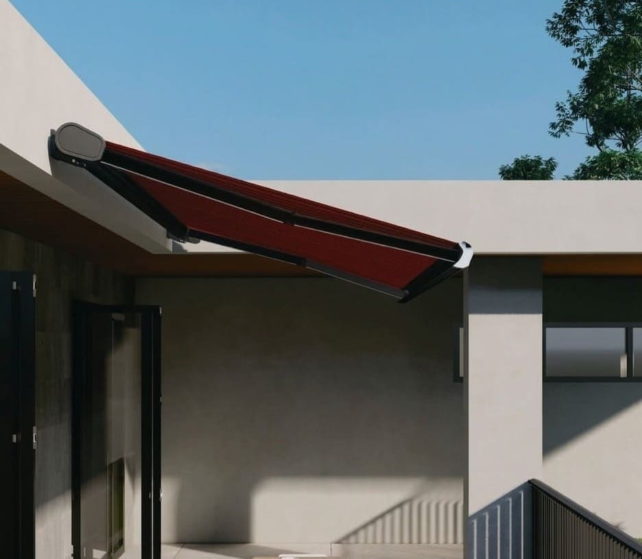 Pergola with ZIP screen system