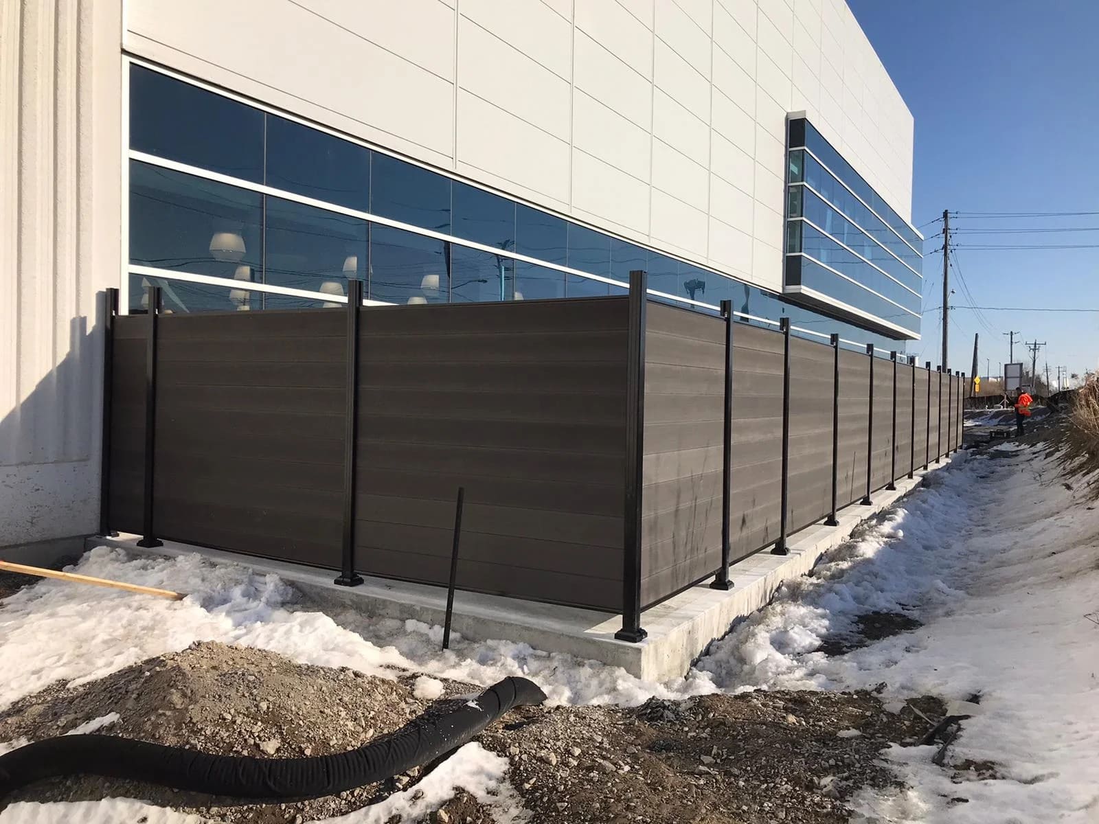 Aluminum WPC fence system