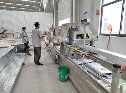 Valvino aluminum fence and pavilion CNC processing plant