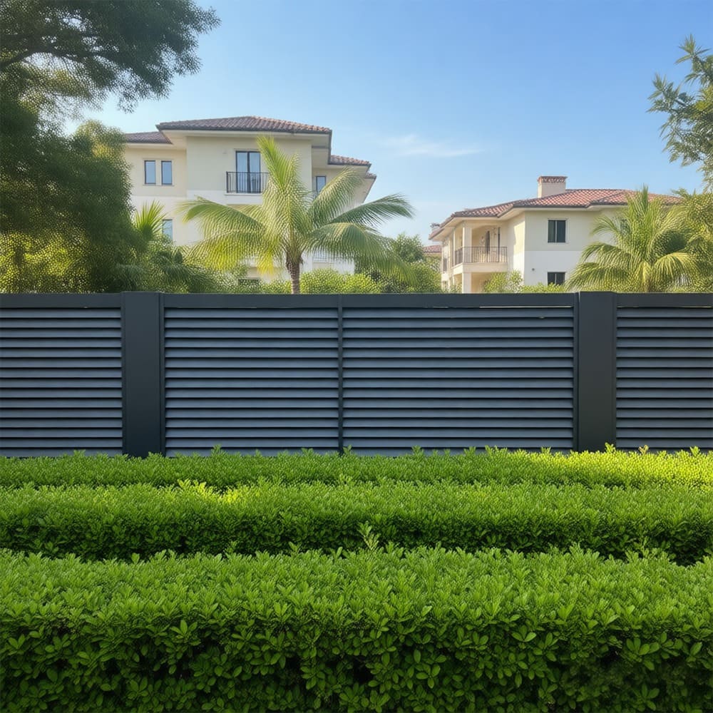 VALUNO aluminum louver fence