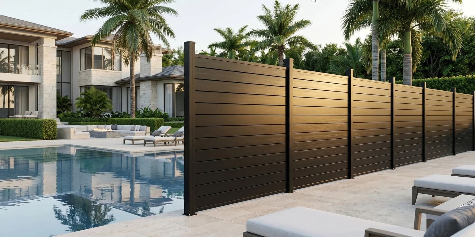 VALUNO privacy fence villa