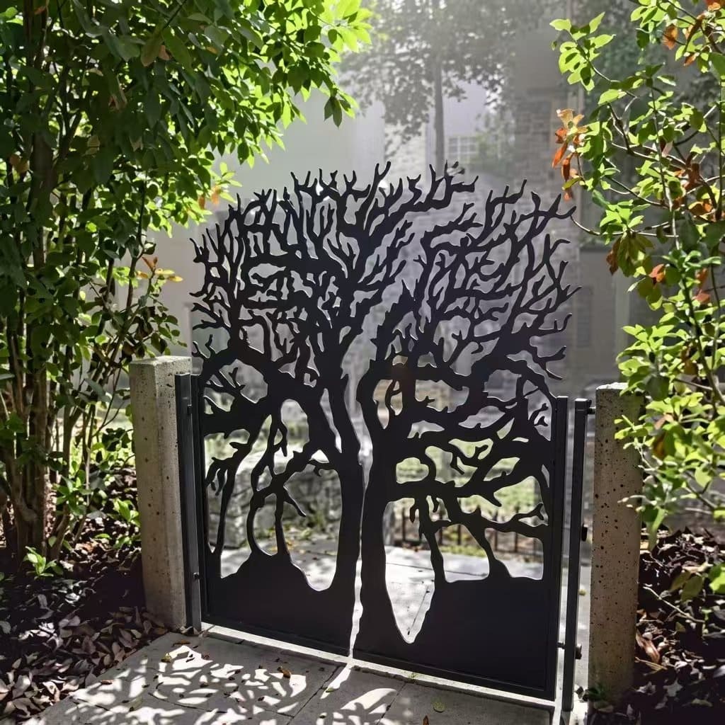 Architectural drawing and material planning for a custom decorative screen