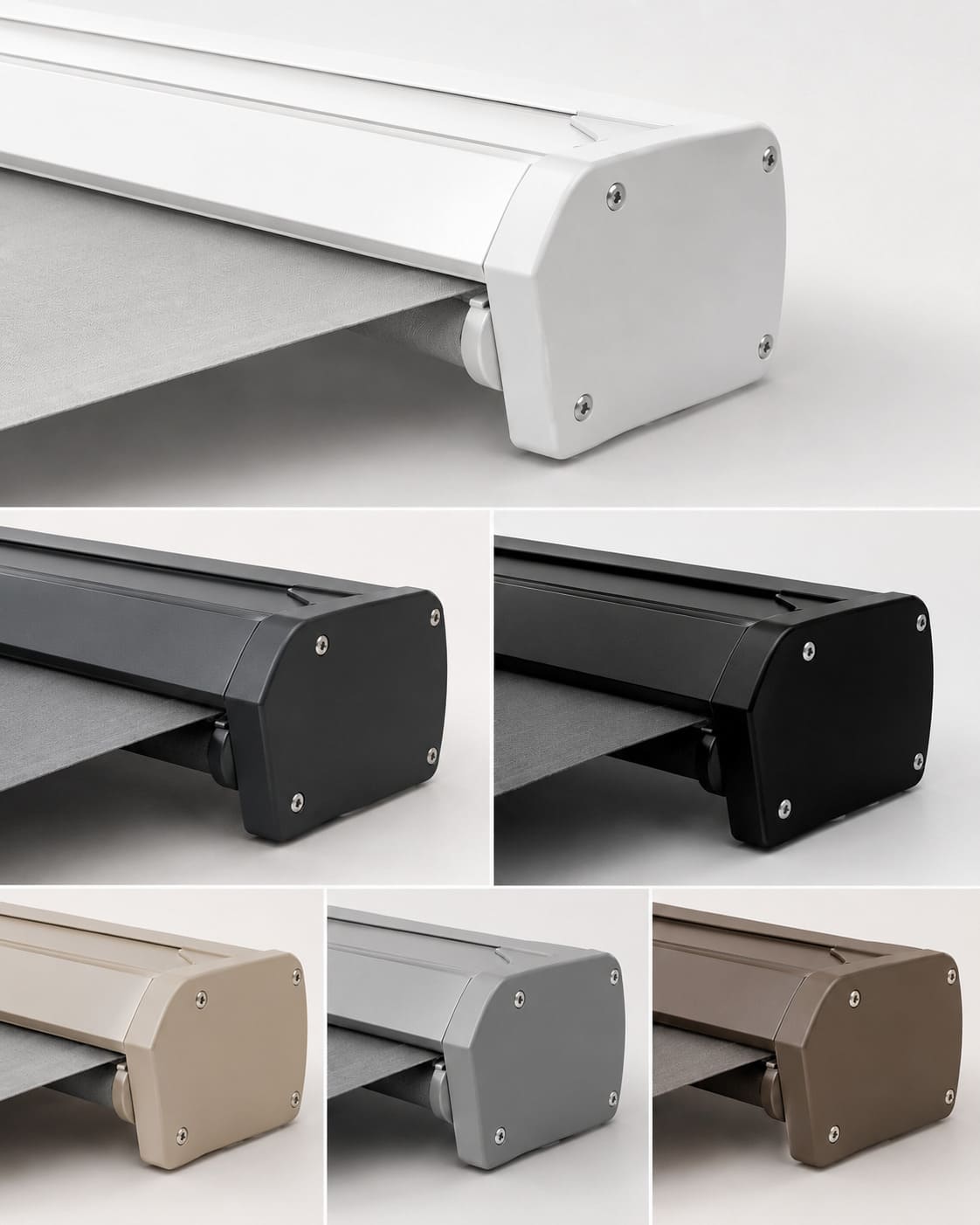 Representative aluminum awning frame colors