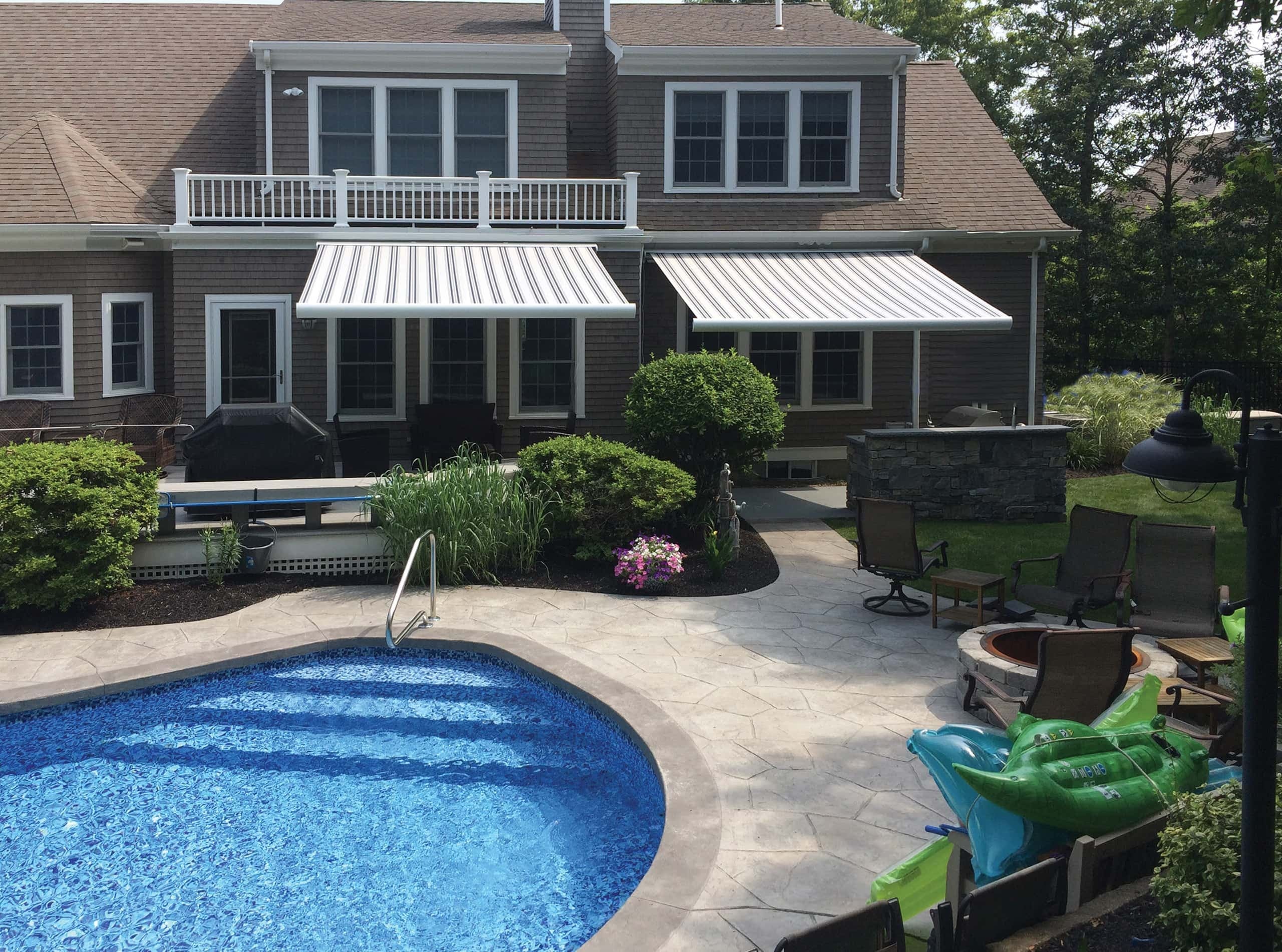 Villa terrace full cassette awning project