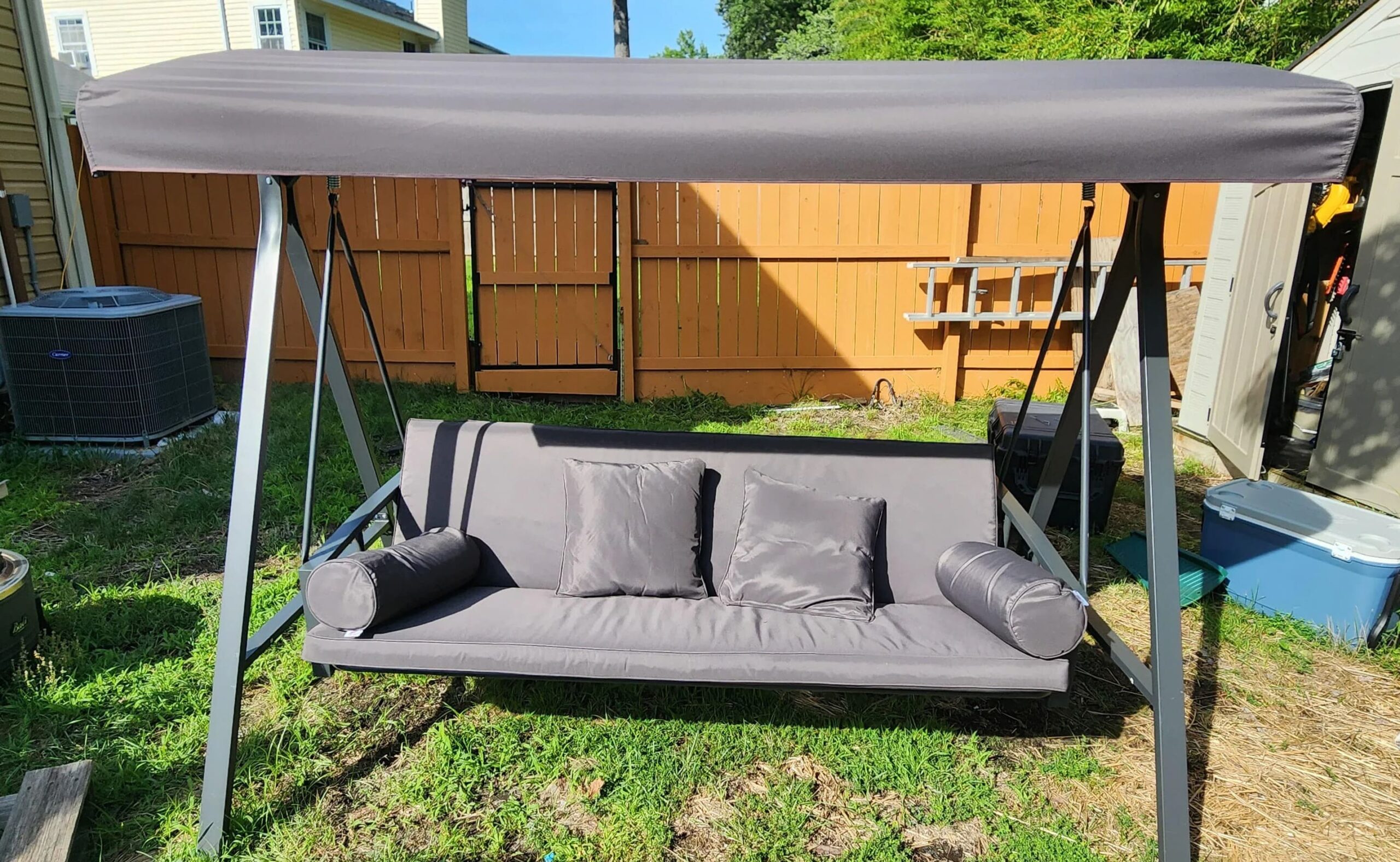 VALUNO aluminum outdoor swing chair